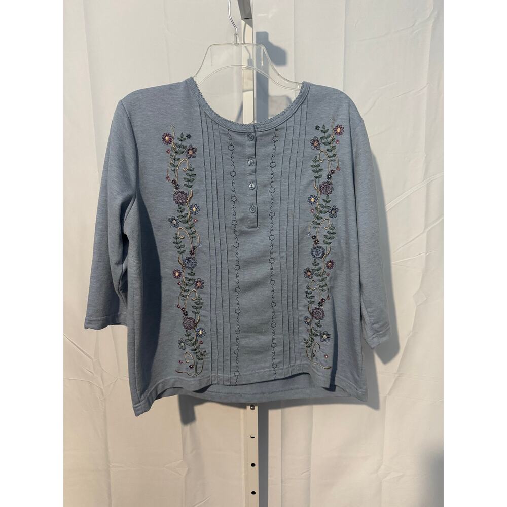 Embroidered Shenanigans Top Size PXL
